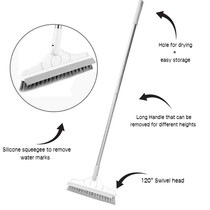 Signature Living™  Long handled Tile/Grout Brush